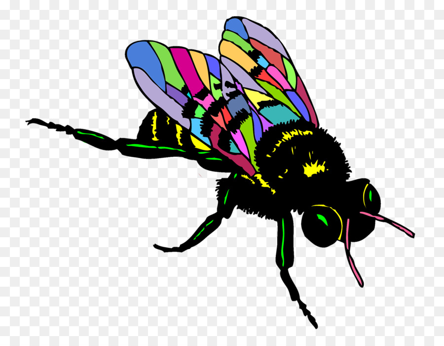 900x700 European Dark Bee Black And White Drawing Clip Art