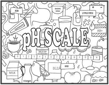 350x273 Ph Scale (Acids Amp Bases) Seek And Find Science Doodle Page By Ezpz