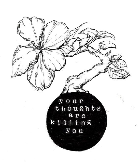 570x674 The Thing About Being Alive Print Tattoo