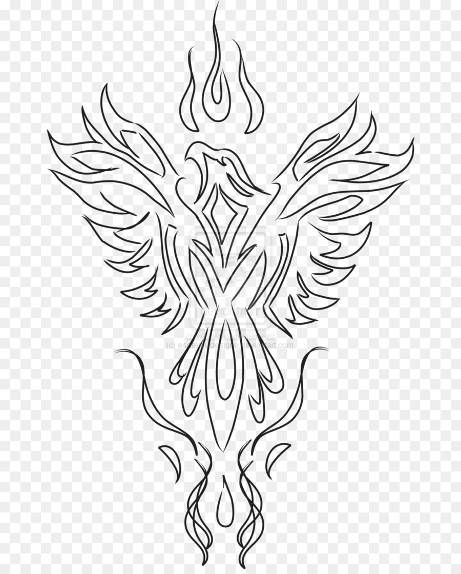 900x1120 Drawing Tattoo Phoenix