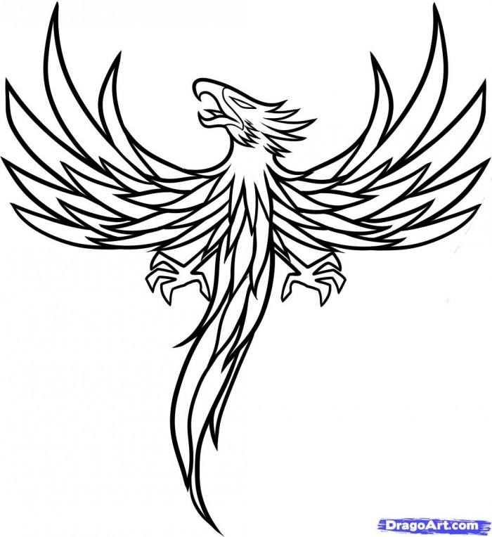 700x764 Phoenix Coloring Pages Free