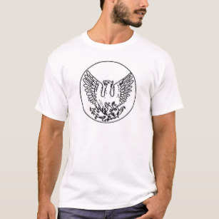 307x307 Phoenix Rising From Ashes T Shirts Amp Shirt Designs Zazzle