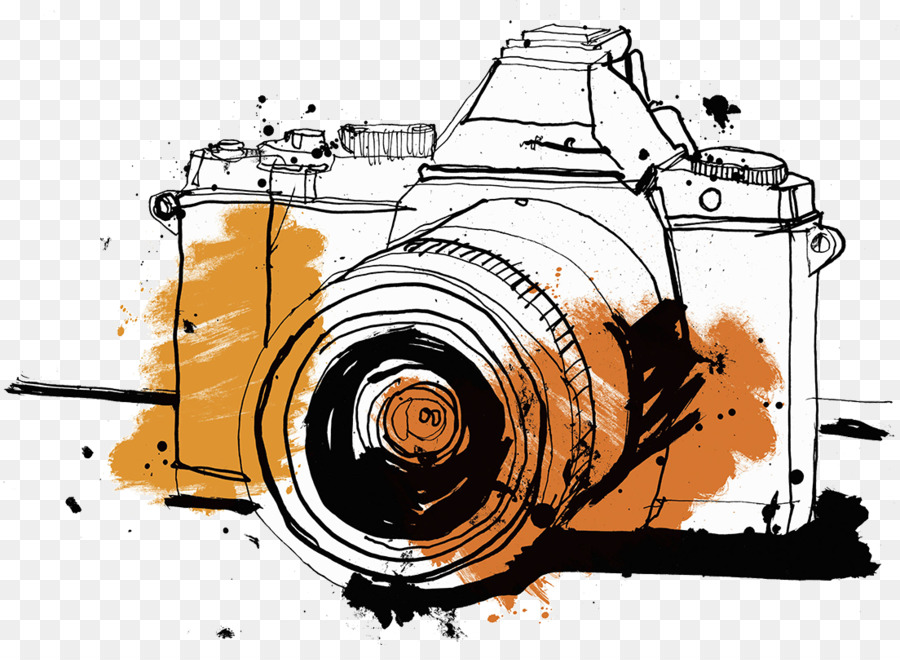 900x660 Single Lens Reflex Camera Drawing Photography Illustration