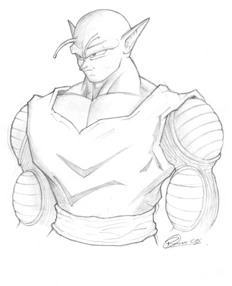 453x557 Mr. Piccolo Sketch By Fargnay