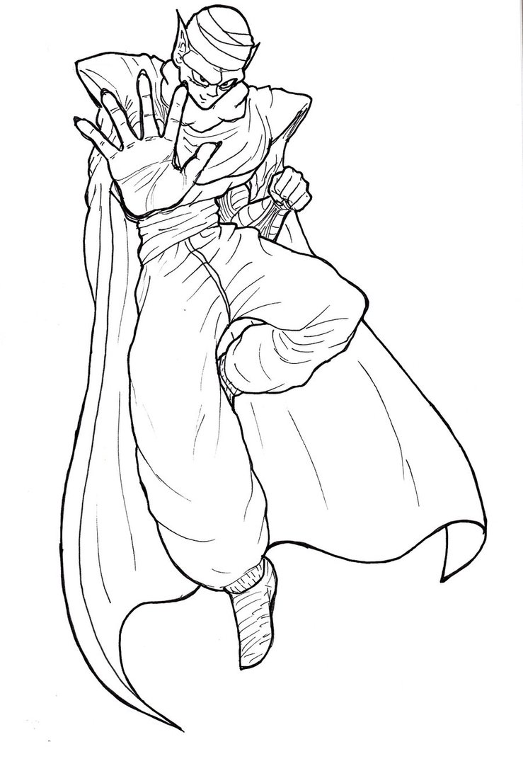 739x1082 Piccolo Lineart By Shadesoflove