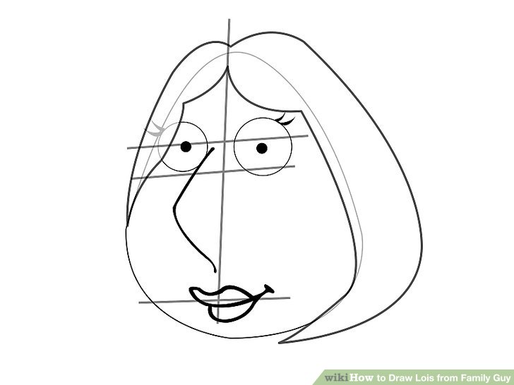 728x546 How To Draw Lois From Family Guy 7 Steps (With Pictures)