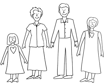 400x320 Photos Simple Drawing Of A Family,