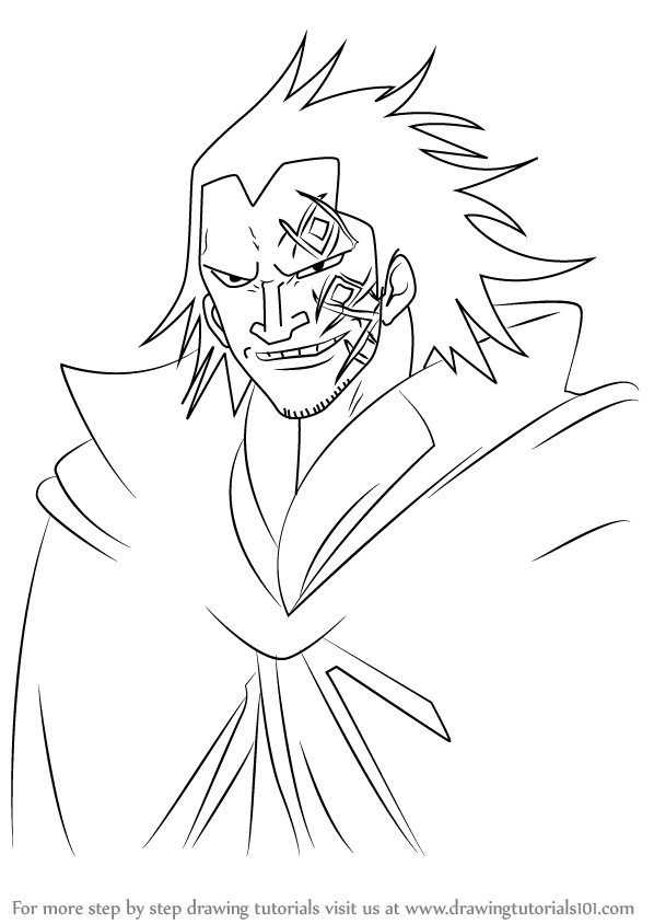 598x844 Learn How To Draw Monkey D. Dragon From One Piece (One Piece) Step