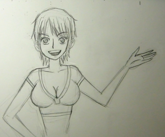700x582 How To Draw Nami One Piece