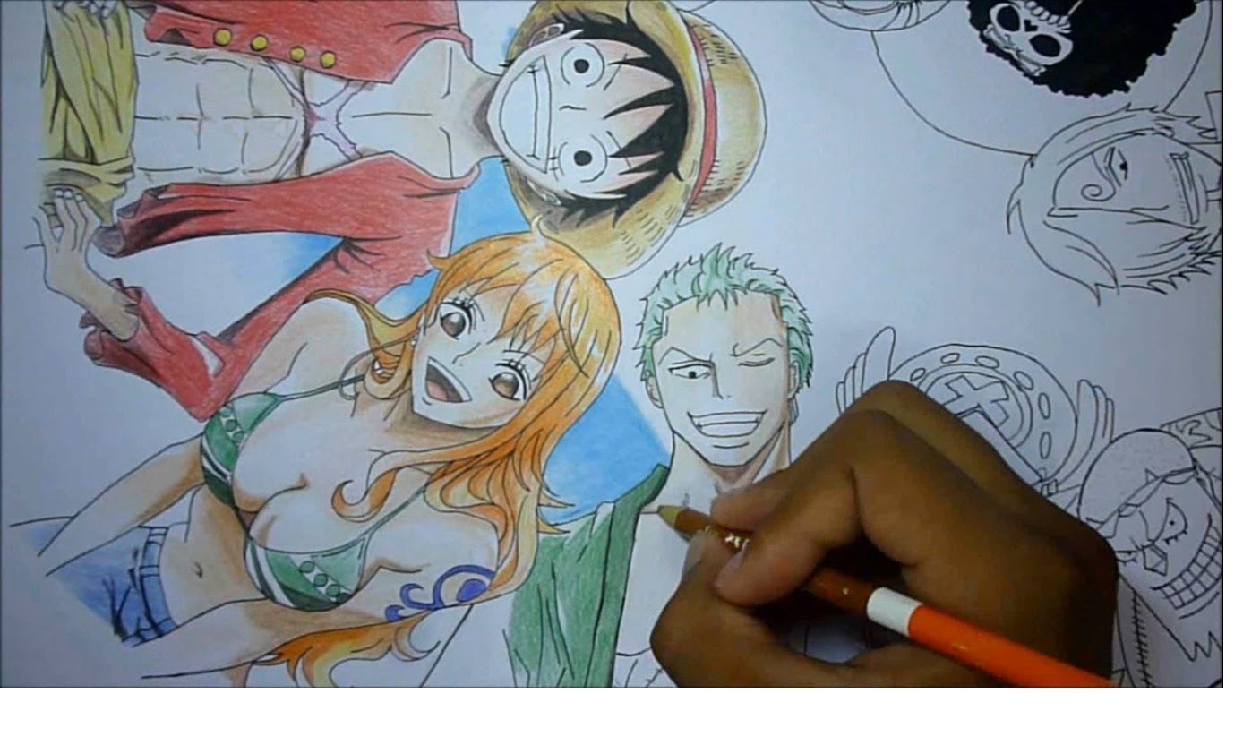 1388x832 Speed Drawing One Piece Toda Whole Crew