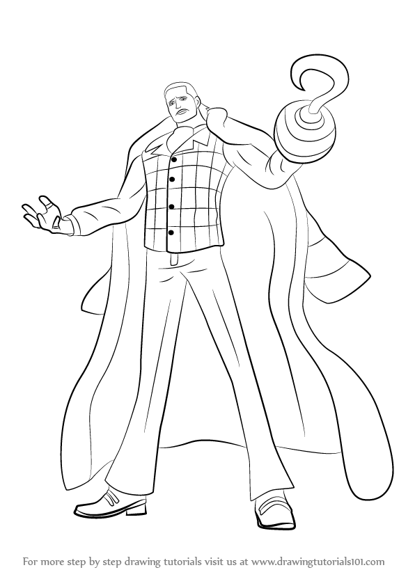 596x842 Learn How To Draw Crocodile From One Piece (One Piece) Step By