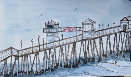 424x248 Urban Sketchers San Diego Oceanside Pier, Oceanside, California