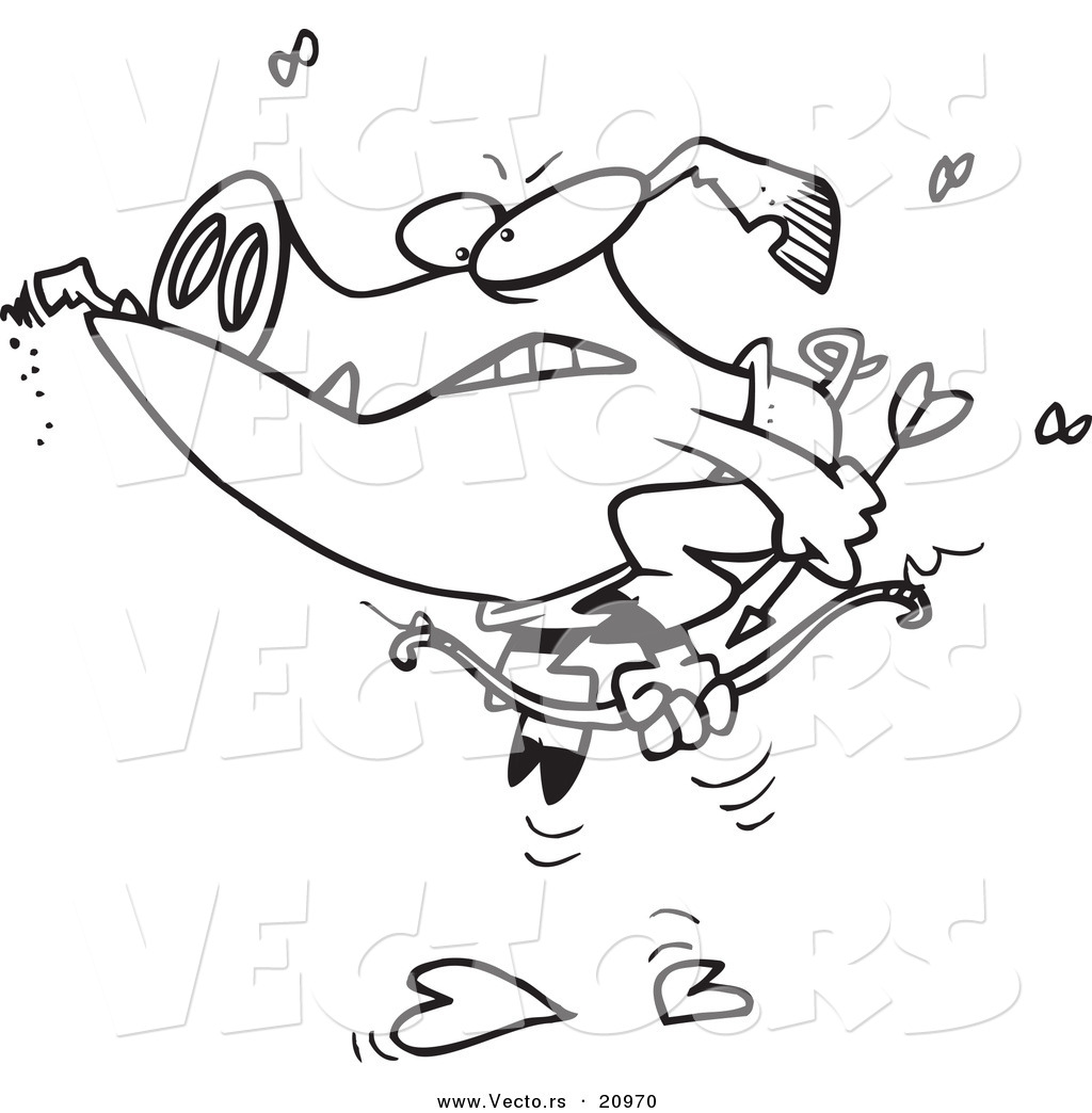 1024x1044 Vector Of A Cartoon Cupid Pig Smoking A Cigar