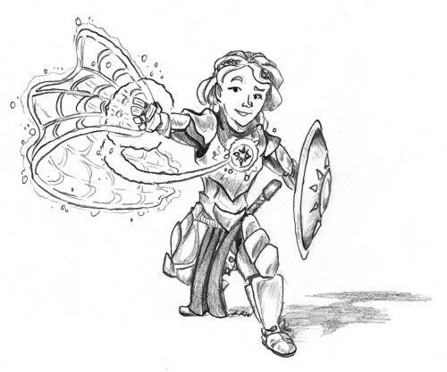 500x417 Pike Trickfoot, The Gnome Cleric Of Sarenrae