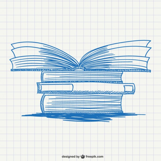 626x626 Pile Of Books Drawing Vector Free Download