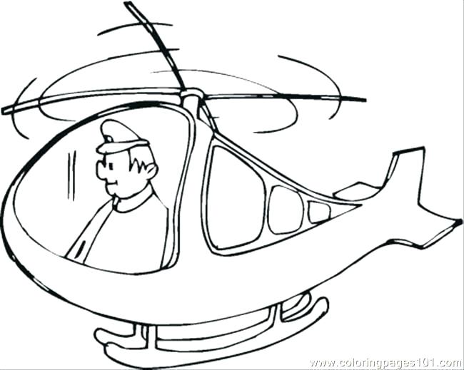 650x519 Coloring Helicopter Pictures To Color Pilot In Coloring Page