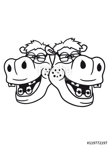 375x500 Team Buddies 2 Couple Duo Head Face Nerd Geek Smart Freak Stupid