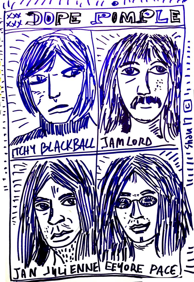 770x1118 Saatchi Art Dope Pimple In Rock Drawing By Shan Shantiq