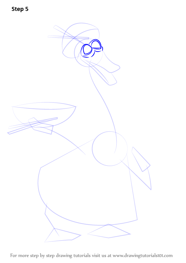 596x842 Learn How To Draw Mr. Ping From Kung Fu Panda 3 (Kung Fu Panda 3