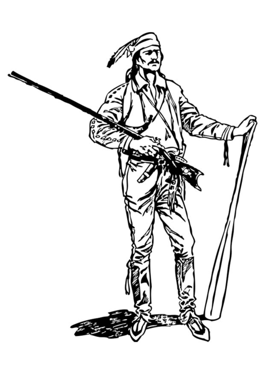 531x750 Coloring Page Pioneer