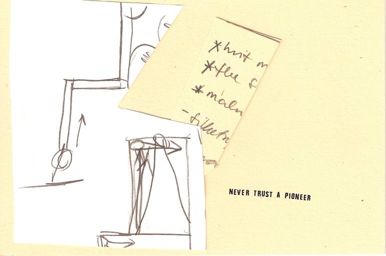 770x510 Saatchi Art Practease (Never Trust A Pioneer) Drawing By Cecilie