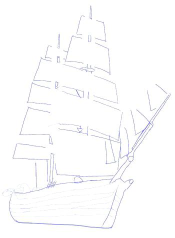 350x476 How To Draw A Ship Drawing Boats Like Speedboats And Pirate Ships