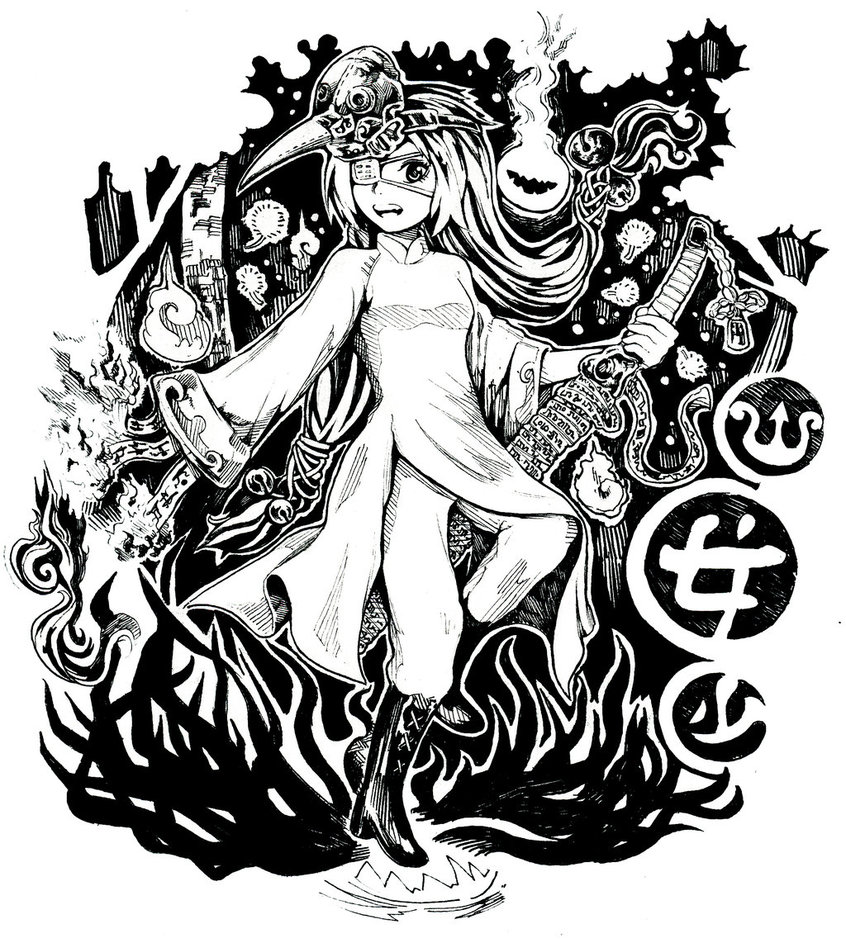 846x943 The Girl With Plague Doctor Mask By Mitom96