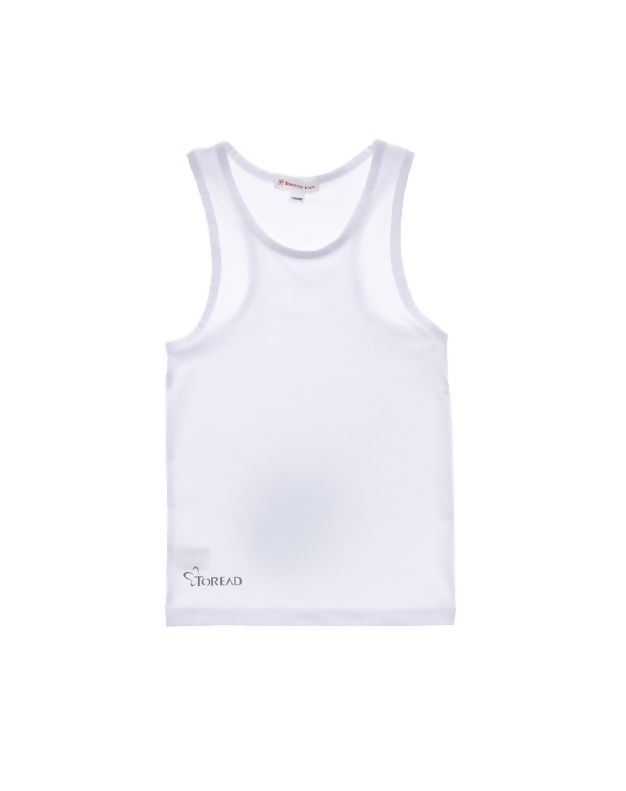 626x791 White Summer Round Neck Plain Sleeveless Girls' T Shirt Amp Polo