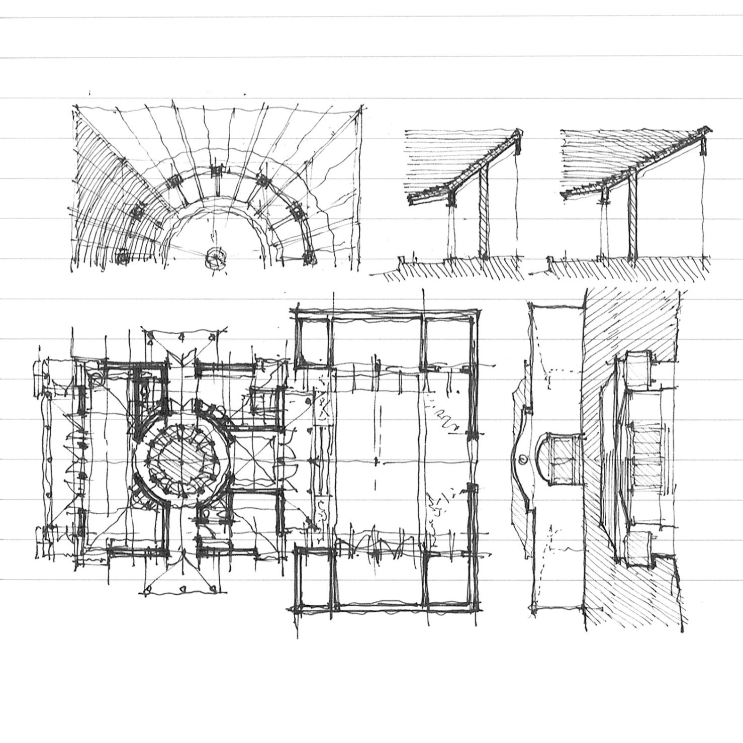 1478x1478 A Courtyard In The Desert Roof Plan And Architects