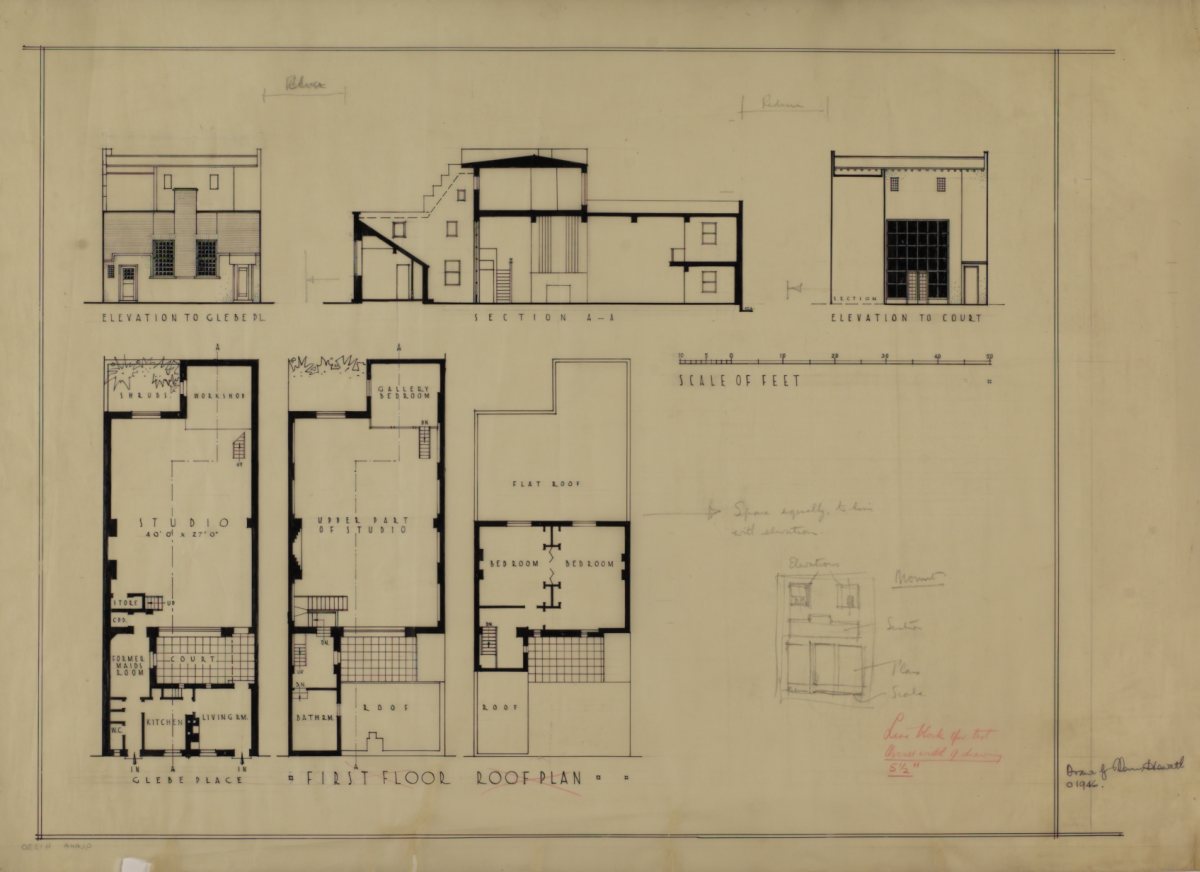 1200x872 Architectures Plan Elevation Section Of A House Plan