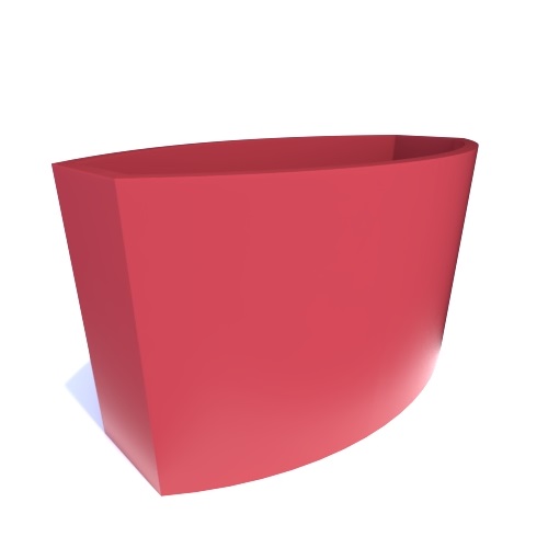 500x500 Oval Planter