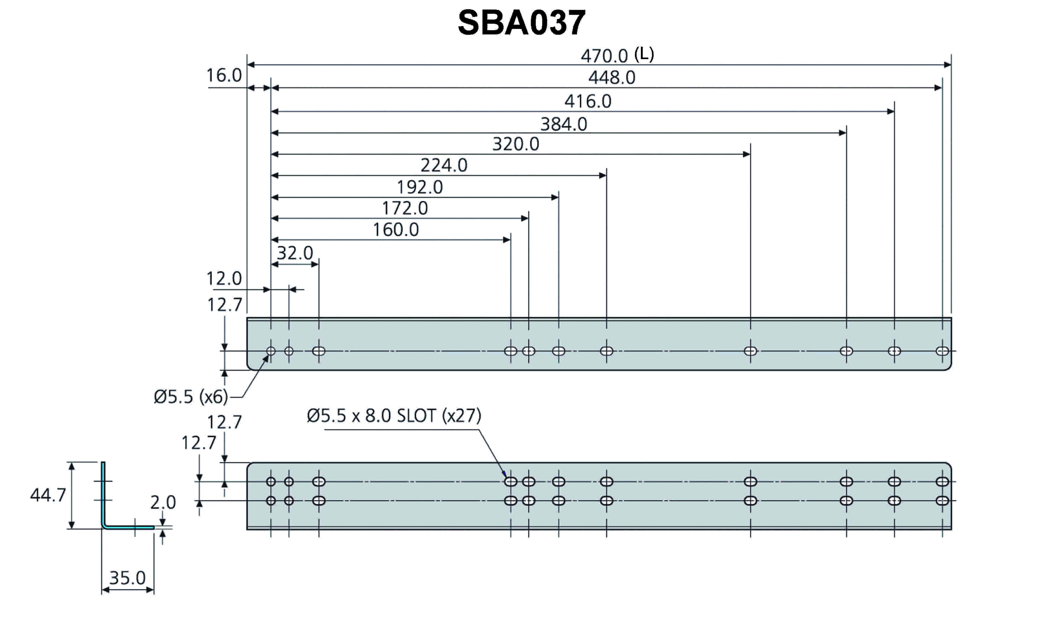 3508x2087 Accuride 635 Platform Mounting Bracket Kit