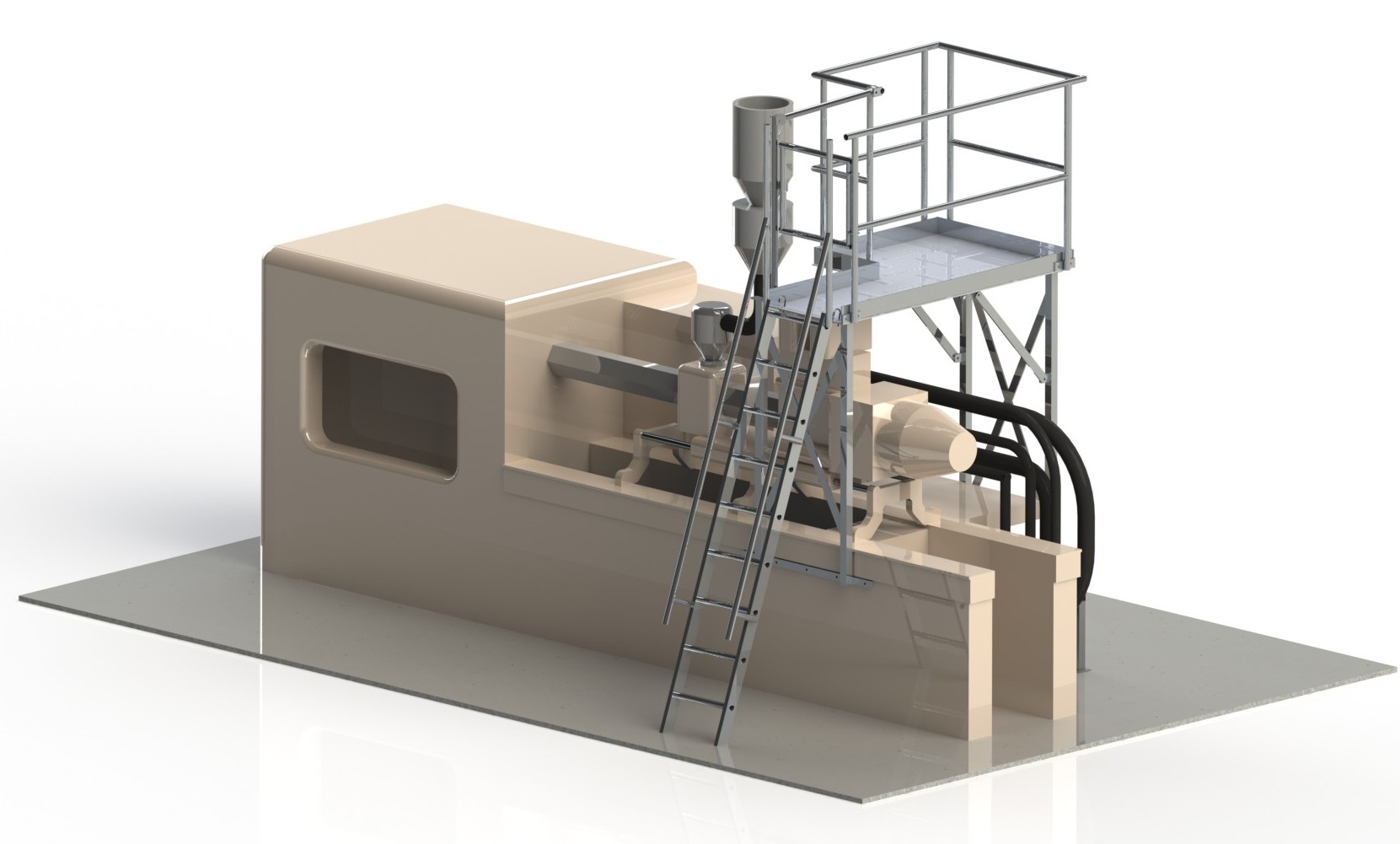 1661x1001 Internal Access Platform Drawing