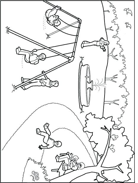 466x615 Easily Playground Coloring Pages How To Draw S