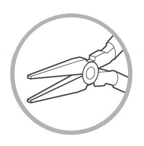 285x290 Flat Nose Pliers Without Spring, Without Cut Cx111 Craftex