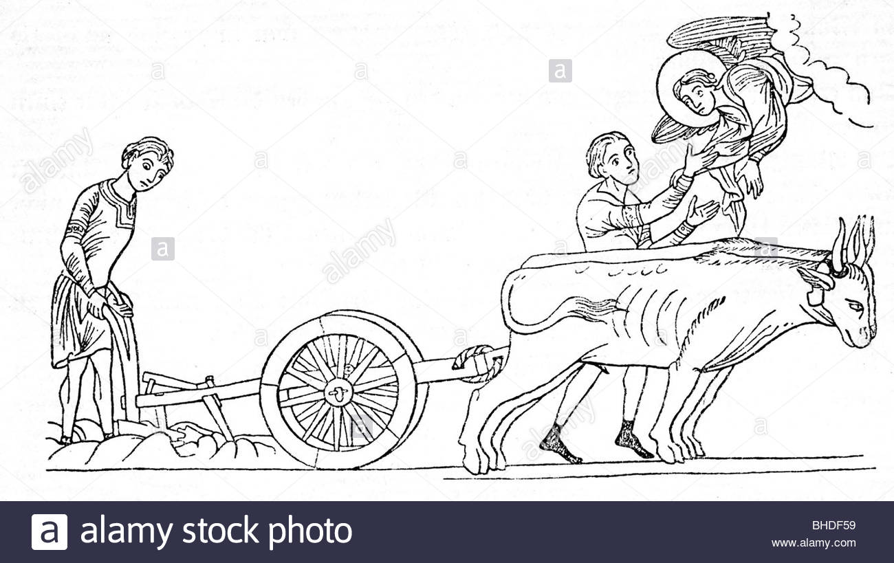1300x819 Agriculture, Ploughing, Farmer With Plough, Drawing After Medieval