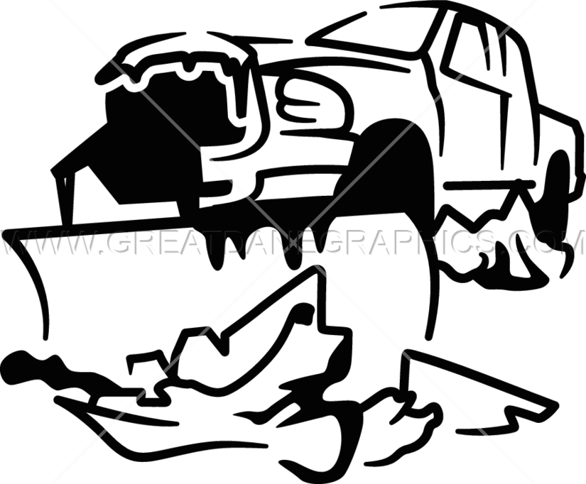 825x682 Snow Plow Production Ready Artwork For T Shirt Printing