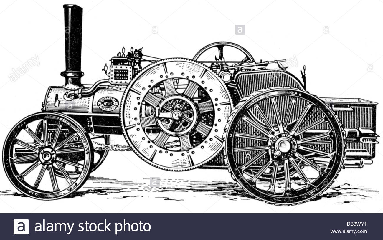 1300x815 Agriculture Machines Steam Plough Drawing 19th Century 19th