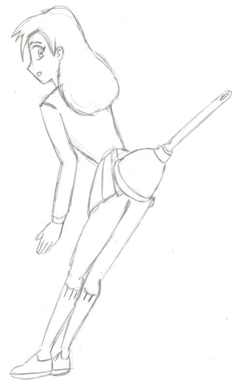 492x800 Plunger Girl By Dangerman 1973