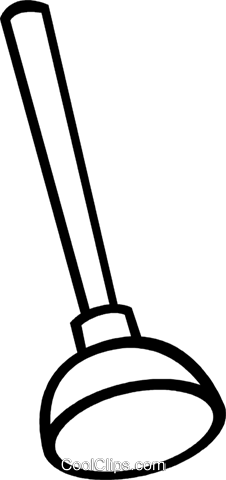 226x480 Collection Of Toilet Plunger Drawing High Quality, Free