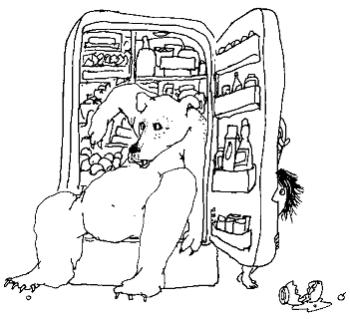 350x319 Bear In There, Poem And Drawing By Shel Silverstein Silver Birch