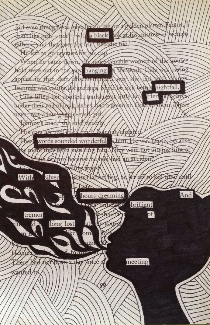 691x1068 126 Best Art Journal Found Amp Blackout Poetry Images