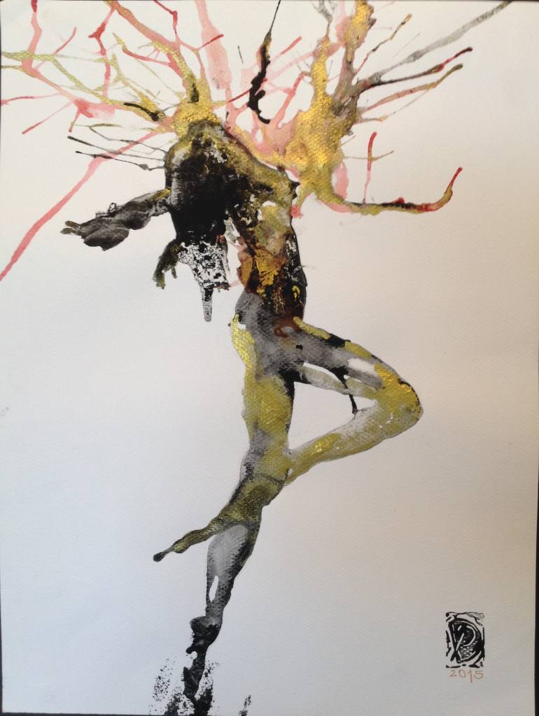 770x1024 Saatchi Art Dance Poetry 9 Drawing By Pelin Dorlevi