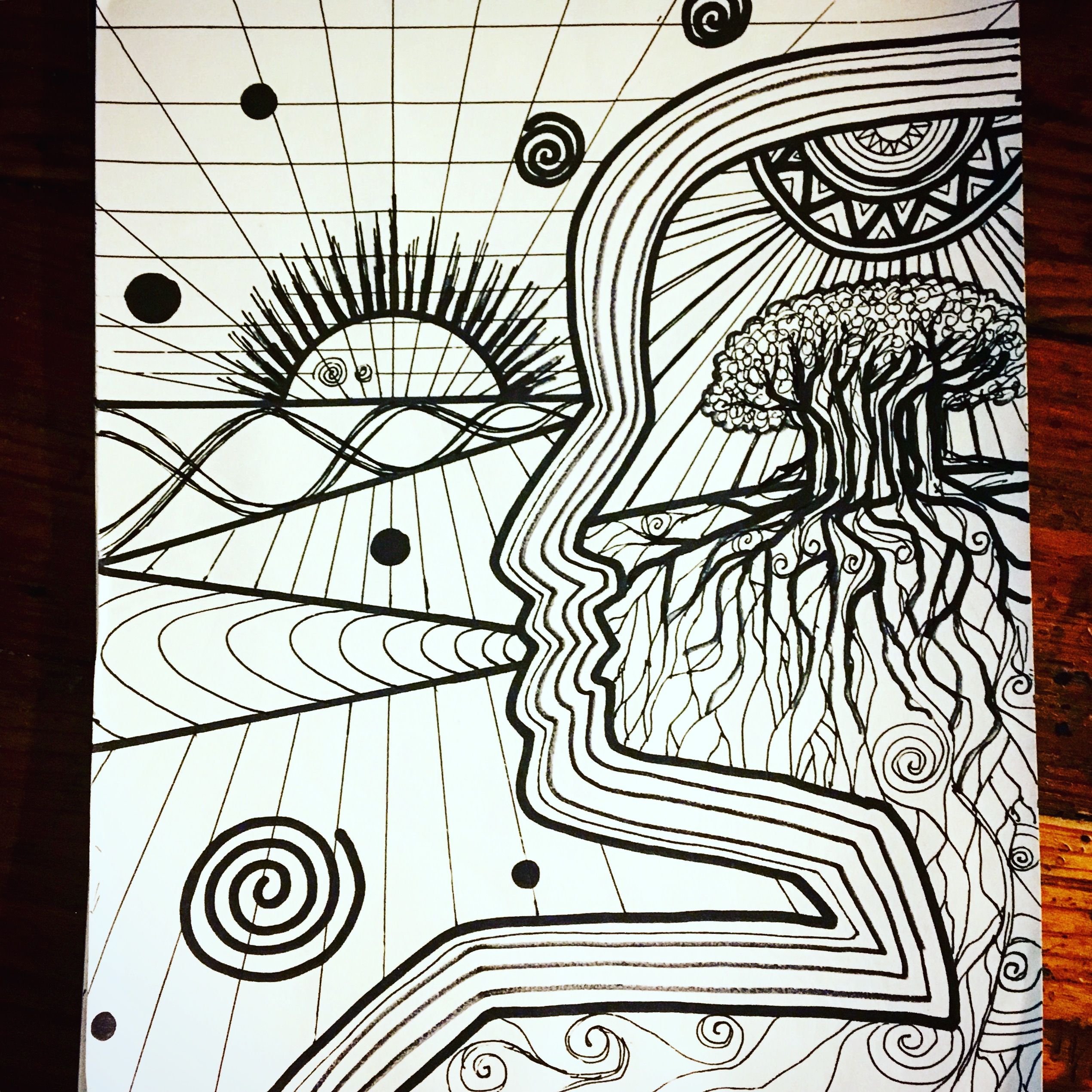 2541x2541 Eye Mind My Vision Speak Drawing By Nathan J Taylor + Poetry Steemit