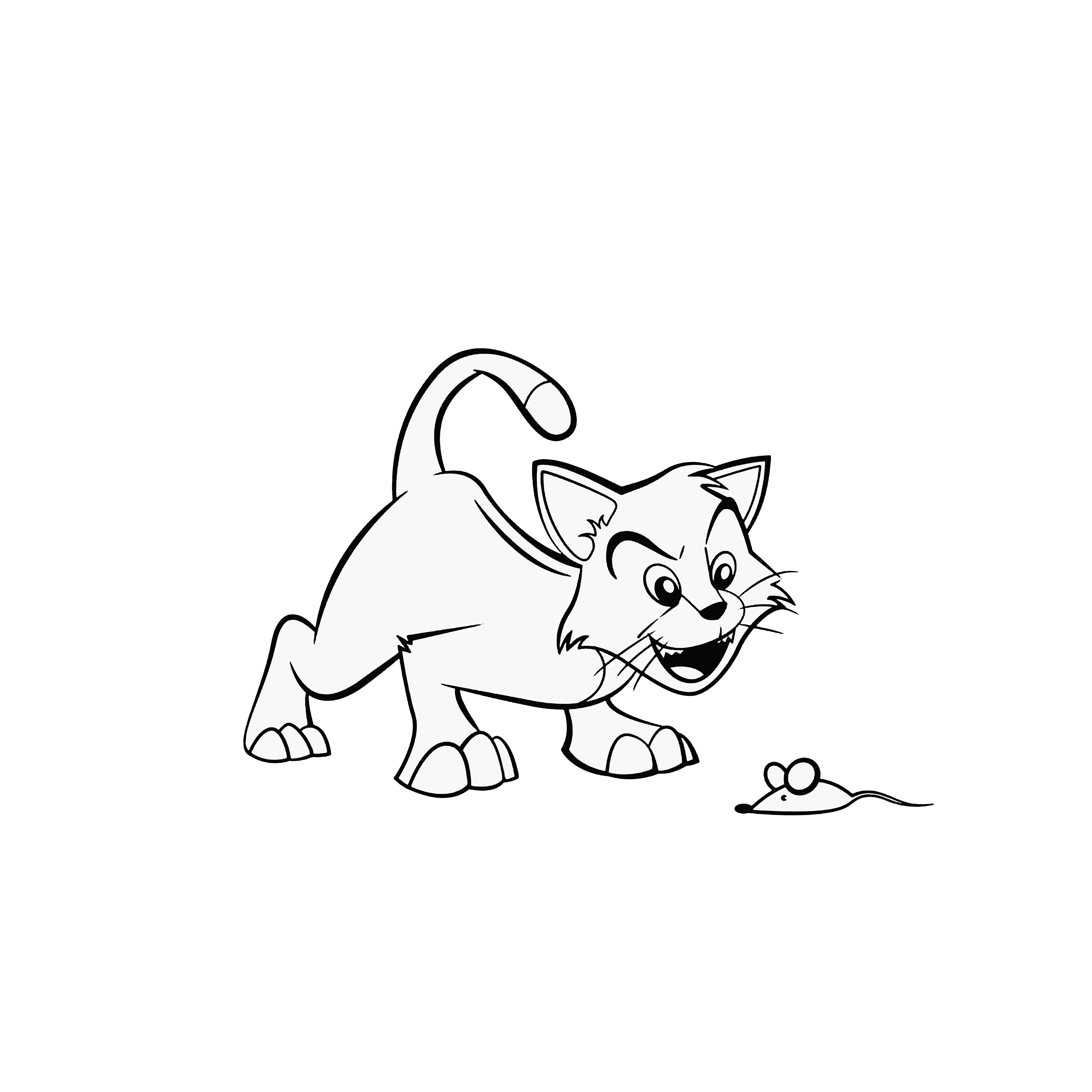 5000x5000 Jerry Mouse Cat Drawing Cartoon Sketch