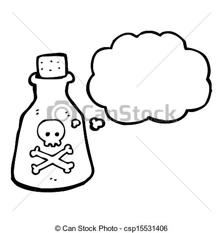 450x470 Poison Cartoon Stock Illustration