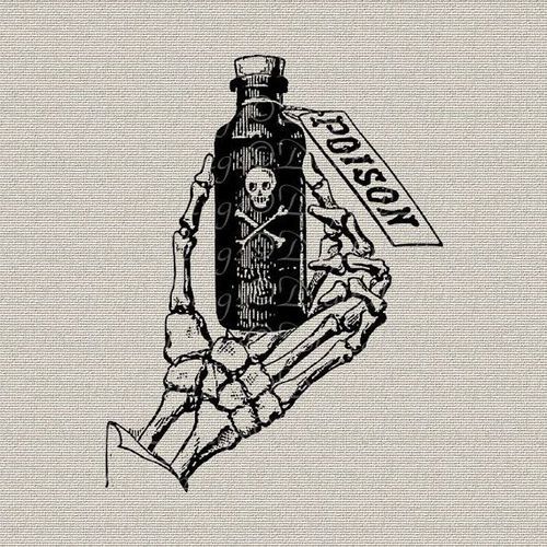 500x500 Poison Bottle Drawing Tumblr