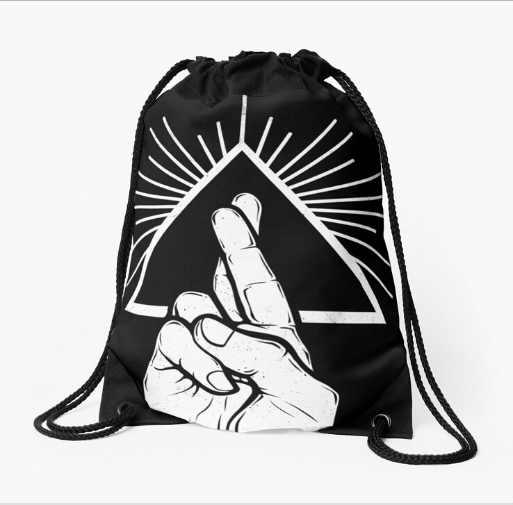 738x727 China Drawstring Polyester Backpack Bag For Promotion (Fly Db0119