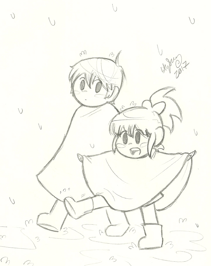 721x909 Dn Poncho Siblings By Hybrid Sunshine