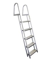 169x225 Pactrade Marine Pontoon Boat 5 Step Dock Ladder Aluminum Removable